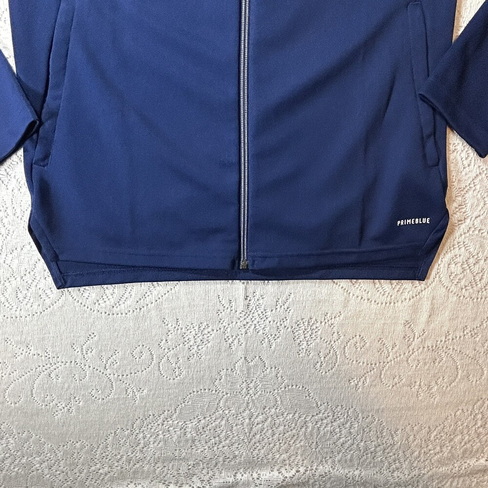 Sporting St Louis Adidas Soccer Zip Up Jacket Size M Blue #44 - Picture 9 of 11